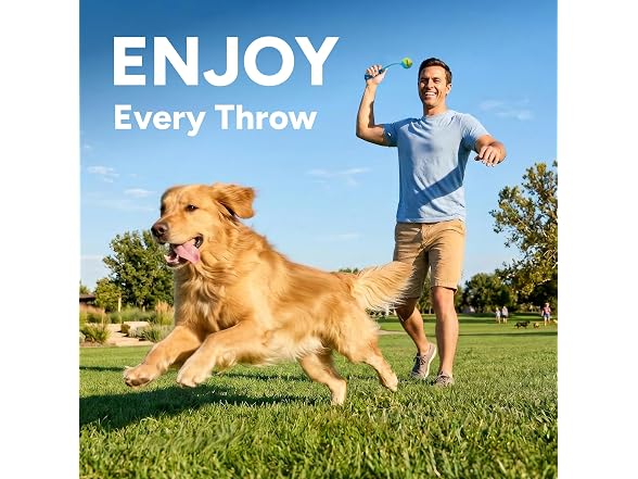 GoSports Pets 12 Inch Dog Ball Launcher with 2.5" Tennis Ball