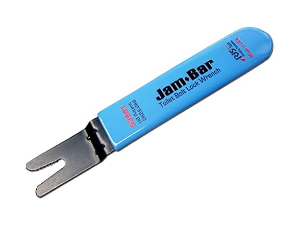 Jam-Bar Toilet Bolt Lock Wrench - Stops Toilet Bol