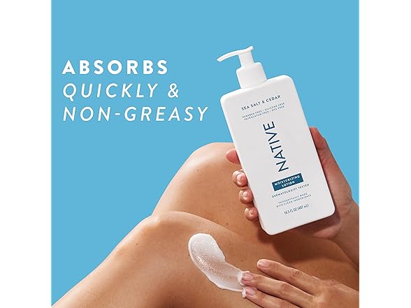 Native Body Lotion Sea Salt & Cedar