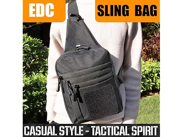 SXJWISHES Tactical Sling Chest Bag