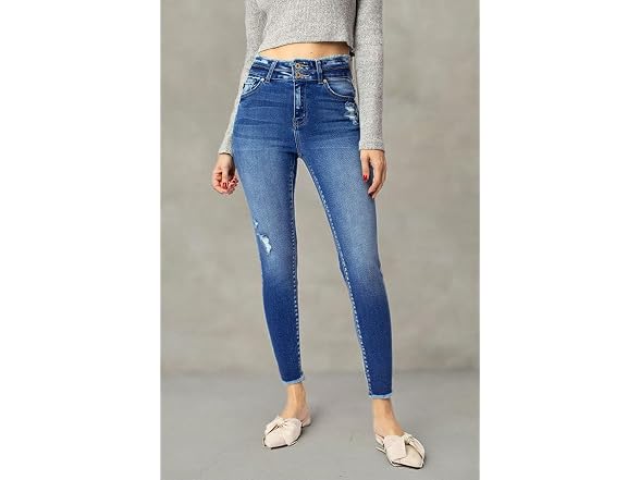 Kan Can Women (31) High Rise Ankle Skinny Jeans