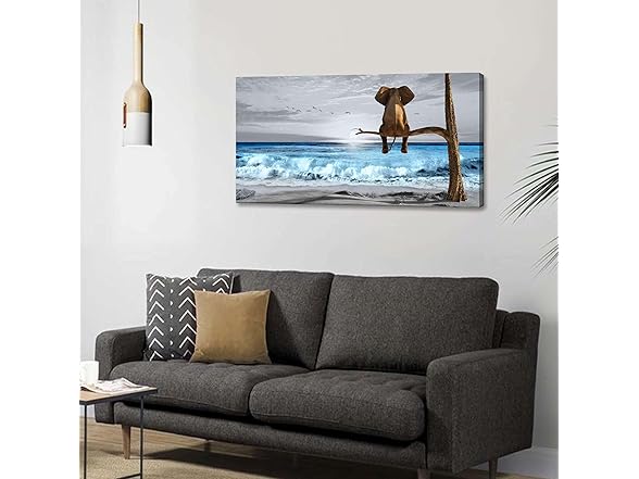 VAGAOA Elephant Wall Art