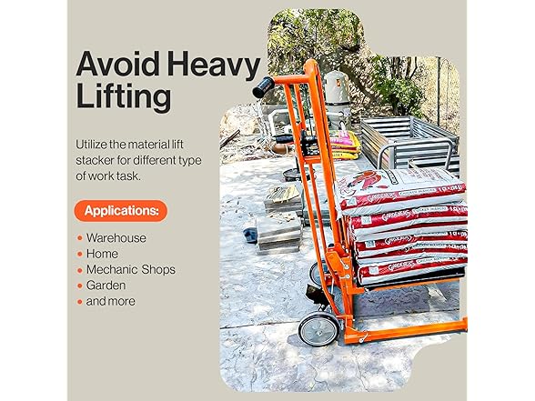 SuperHandy Material Lift Winch Stacker