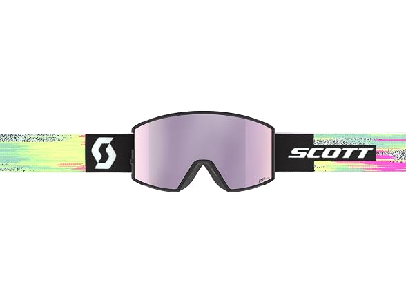 SCOTT React Ski Goggles - Black/Neon Yellow