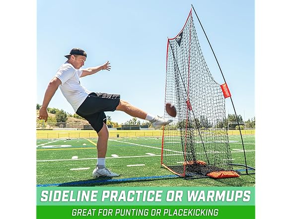 GoSports Football 7 ft x 4 ft Kicking Net