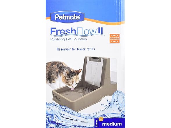 Petmate Fresh Flow II Fountain 110Oz