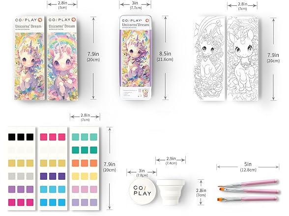 COIPLAY Unicorn 648 Color Block