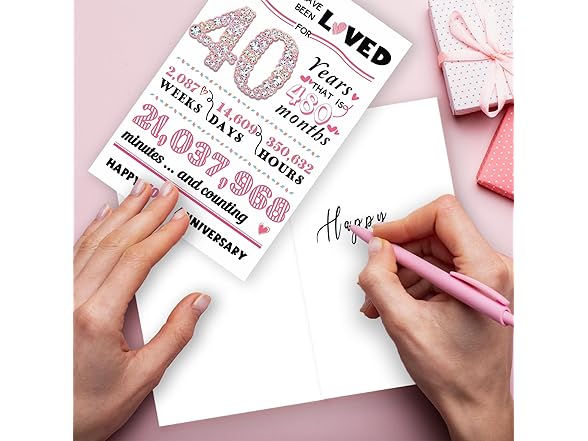 ATTLVV Happy 40th Anniversary Cards