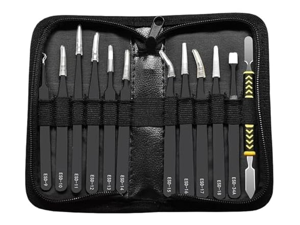 Synap AAP-Tool-350 12-Piece Tweezers Set