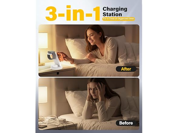 WayLite 3-in-1 iPhone Charging Station