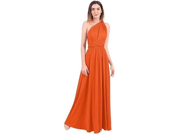 Ibtom Castle Women (S) Convertible Dress Orange