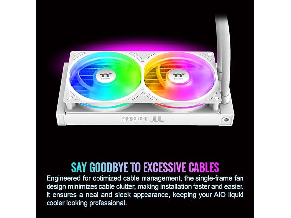 Thermaltake TH240-S V3 ARGB CPU Liquid Cooler