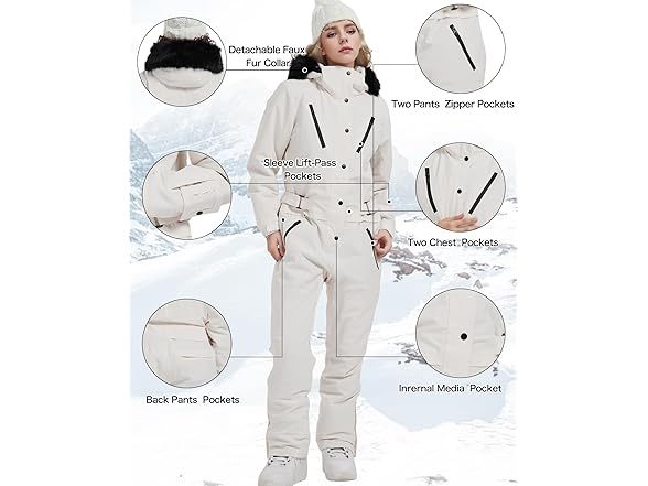 Womens Snowsuit One Pieces Ski Suits