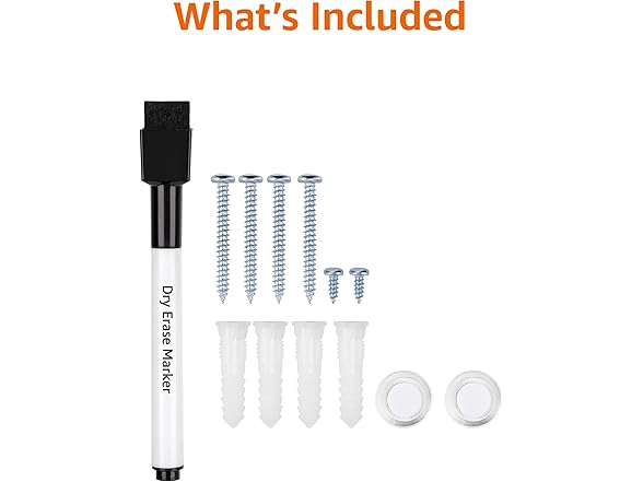 Amazon Basics Magnetic Dry Erase Whiteboard