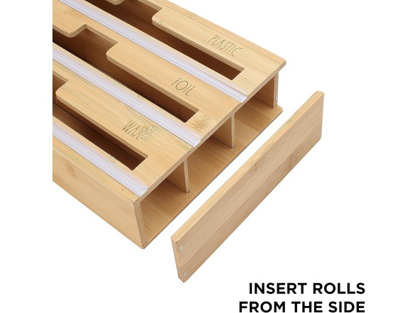 Bag Organizer For Kitchen Drawer (Bamboo)