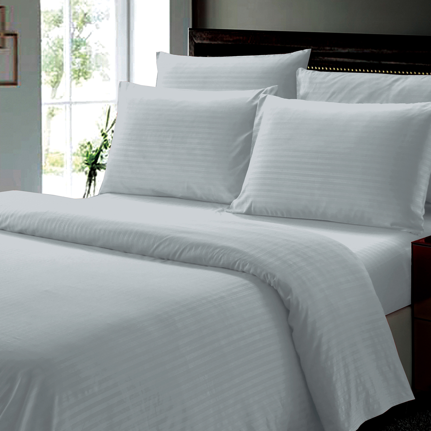 4-Piece Dobby Stripe Bed Sheet Set - Gallery 18