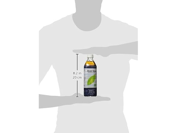 12PK Teas' Tea Unsweetened Green + White, 16.9 oz