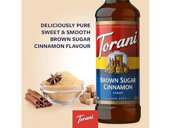 Torani Syrup, Brown Sugar Cinnamon, 25.4 Oz