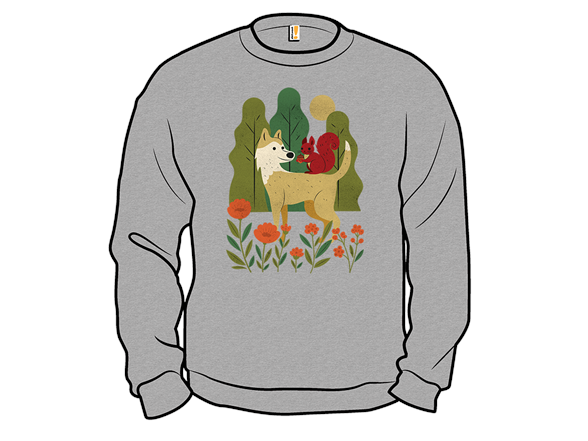 Dog and Squirrel in the Park