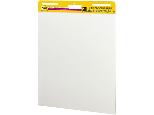 Post-it Super Sticky Easel Pad, 25 in x 30 in