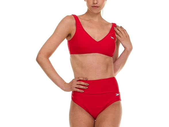 Reebok Womens Bralette Bikini Set