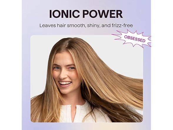 Ionic Hair Dryer with Diffuser & Comb