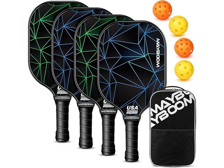 Mayboom Pickleball Paddles Set of 4