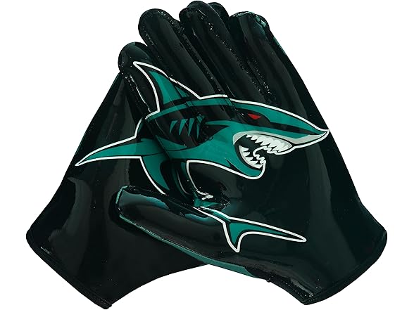 SHARKOX Non-Slip Tacky Football Gloves