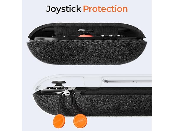 COOWPS Black Nintendo Switch 2 Case