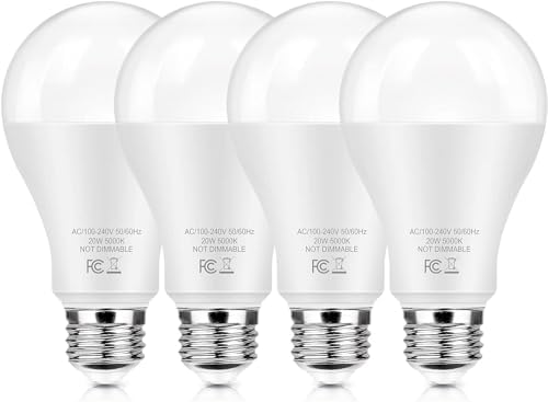 TOBUSA KN0001 4-Pack LED Light Bulbs