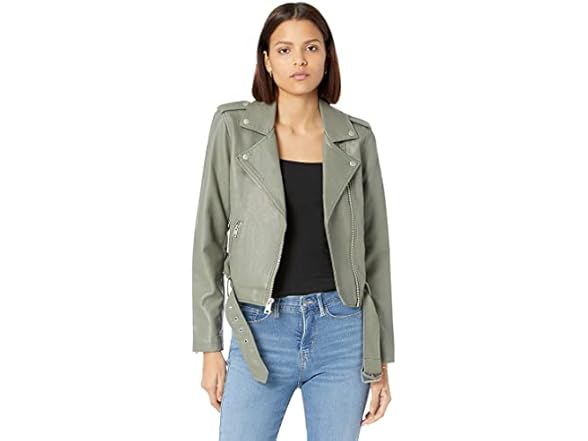 Levis Womens Faux Leather Moto Jacket