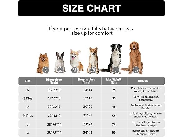 Calming Dog Bed Med/Large