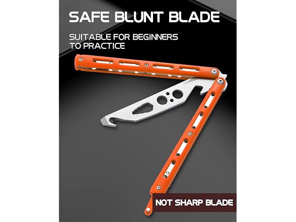 Dispatch Practice Butterfly Knife Orange