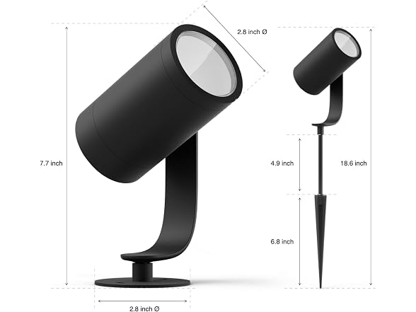 Philips Hue Lily Outdoor Smart LED Spotlight