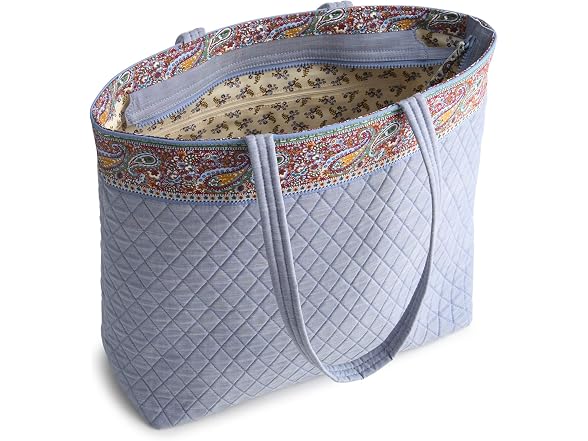Vera Bradley Premium Cotton Zip Tote Bag