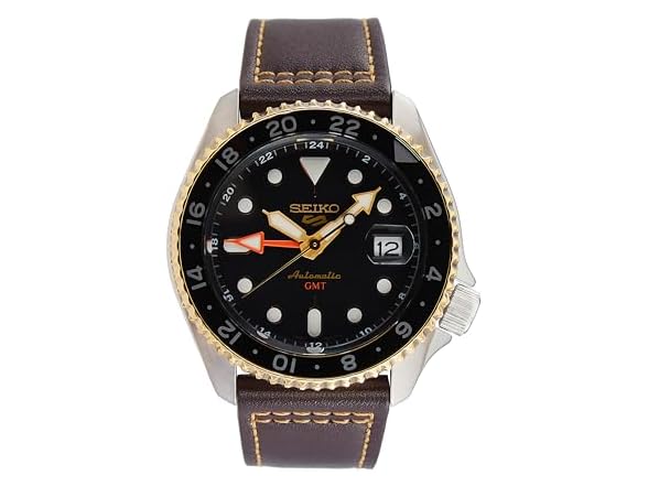 SEIKO 5 Sports SKX GMT Automatic Black Dial Men's Watch SSK036 (Open Box)