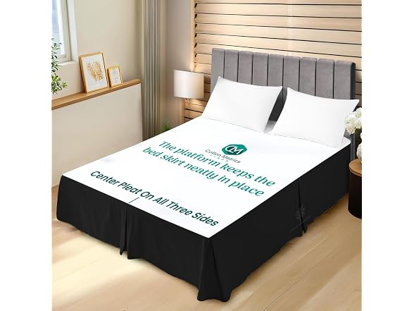 Cotton Metrics Linen Queen Size Bedskirt