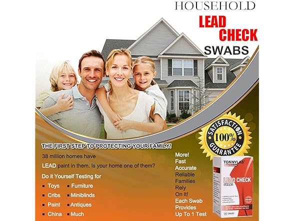 Lead Test Swab Kit 30Pcs Rapid Home