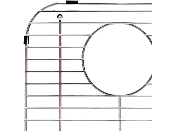Franke Sink Protection Grid in Stainless Steel with Rear Drain