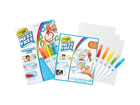 Crayola Color Wonder Paintbrush Pens & Paper