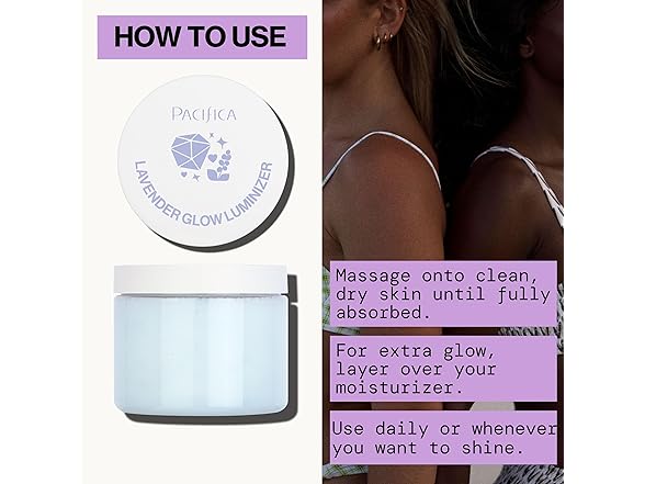 Pacifica Lavender Glow Shimmering Body Jelly