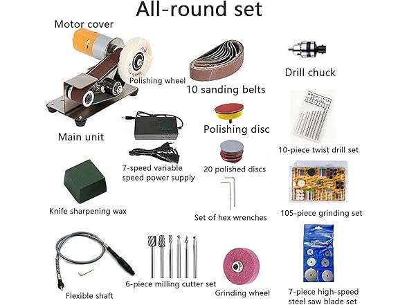 LIULIQ AAP-Tool-173 Mini Belt Grinder