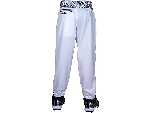 Rawlings Youth White/Black Pants (XS)
