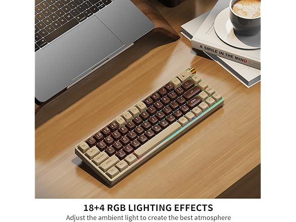 ROYALAXE R68 60% Wireless Mechanical Keyboard