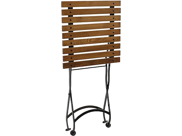 Sunnydaze European Chestnut Wooden Folding Outdoor Adirondack End Table