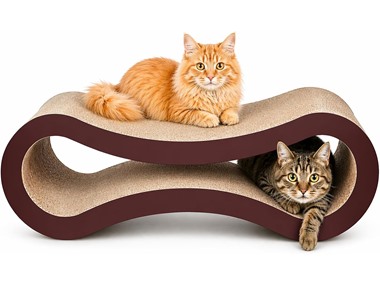$34.99, Was $45.99, 23% Off! FluffyDream Cat Scratcher Cardboard, Infinity dealfomo