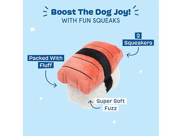 Barkbox Super Tasty Tuna Sushi Dog Toy | Plush