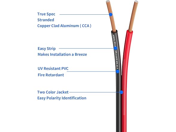 KENGIYEL Speaker Wire 14 Gauge 150FT