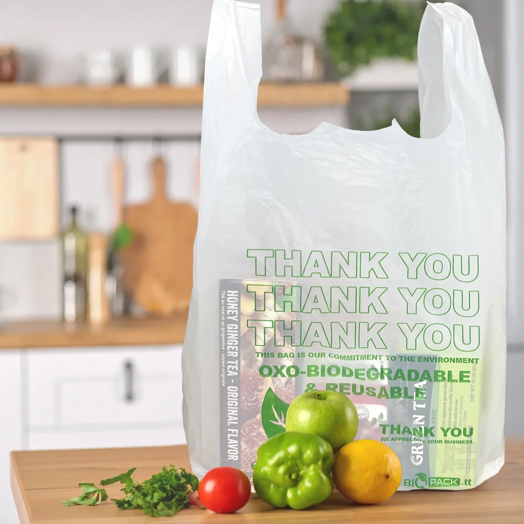 Eco-Friendly Oxo-Biodegradable Carry Bag - Gallery 6