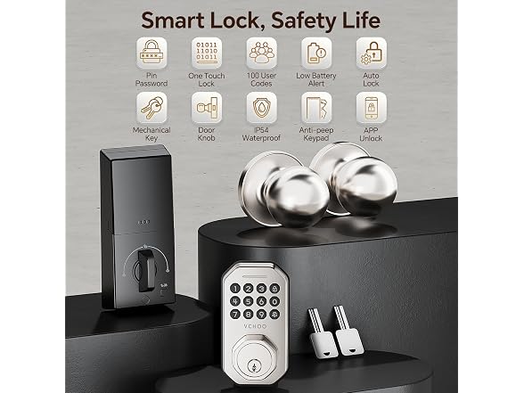 VCHOO Keyless Door Lock - Gallery 2